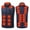 A08_Blue, variant on Plus Size Heated Coat for Womens Mens Heating Waistcoat Vest Heated Jacket Winter Heating Coat Full-Zip Sleeveless Down Jacket Lounge Warm Thermal Coat