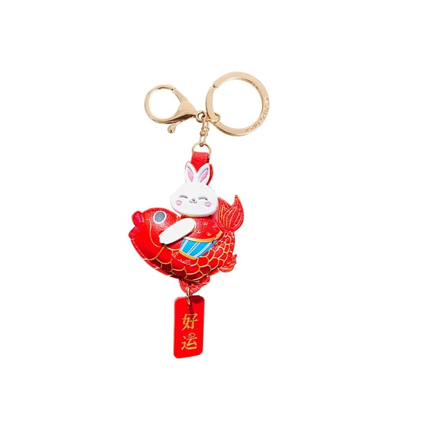 Qarigey Llavero Adorable Animal Multi-Estilo Llaveros Anillos Cuero Brillo Metal Delicado Colgante Navidad Boda Ropa Accesorios Ropa, zapatos y accesorios Miscelánea Suerte Qarigey AP014335-03