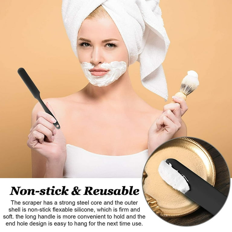 1Pc Reusable Silicone Cosmetic Waxing Spatulas Non-stick Hair