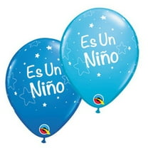 11 inch Qualatex Es Un Nino Lil' Stars Latex Balloons (50 Pack) - Party Supplies Decorations
