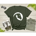 thumbnail image 6 of Cool Horse Pony Lover Gift Shirt For Men Women Kids Girls Boys Aesthetic Horse Lover Gift Ideas Tshirt Graphic Horse Head Silhouette T-shirt, 6 of 8