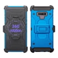 thumbnail image 3 of Samsung Galaxy Note 9 Case, Shock Proof Full-Body Rugged Holster Phone Case with Kickstand for Galaxy Note 9 - Blue, 3 of 5