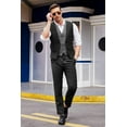 thumbnail image 5 of COOFANDY Men's Suit Vests Fashion Formal Slim Fit Business Dress Vest Waistcoat, 5 of 7