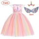 thumbnail image 1 of Vestido de unicornio para niña, vestido de baile bordado, vestidos de cumpleaños de princesa para niña, disfraces de fiesta, ropa para niños, nuevo Fivean unisex, 1 of 2