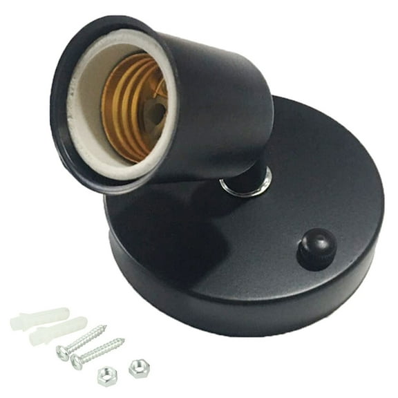 E27 Bulb Holder Modern Wall Lamps Sconces 180 Degrees Rotation Wall Lights Decor