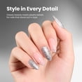 thumbnail image 5 of Beetles Stay Shining Collection Gel Nail Polish, Silver Moonlight, 0.51 fl oz, 5 of 7