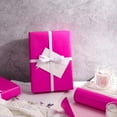 thumbnail image 6 of PrimeCook Shop Hot Pink Matte Wrapping Paper - Mini Roll - Solid Color Pearly Lustre Paper Perfect for Wedding, Birthday, Christmas, Baby Shower - 17 Inches X 32.8 Feet, 6 of 14