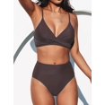 thumbnail image 3 of Maillot de Bain une Pièce pour Femme à Volants, Lacé, Tenue de Plage, Contrôle du Ventre, Costume de Bain, 3 of 4