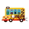 thumbnail image 2 of Tablero De Actividades Con Luces E Interruptor, Juguete De Autobús Escolar Para Niños., 2 of 10