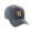 Charcoal, variant on Daxton Structured Baseball Hat Cap Curved Visor Old English Font Burgundy Hat White H
