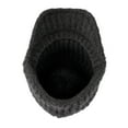thumbnail image 6 of WITHMOONS Women Ribbed Visor Knit Pom Beanie Hat Winter Cap SLQ1252 (Charcoal), 6 of 6