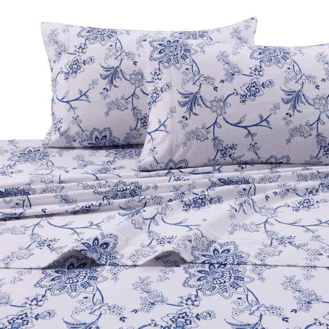 Juego de sábanas de franela Tribeca Living Twin XL, 100% algodón, 200 g/m²