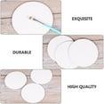 thumbnail image 3 of HLONK 10 Pcs Round Oil Painting Board Pure Cotton Canvas Panels Acrylic Drawing, 3 of 6