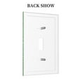 thumbnail image 4 of Kll Green Glitter Wall Plate,Gloss Finish,Standard Size 1 - 5" X 3", Polycarbonate Thermoplastic,Electric Receptacle Plug Covers, 4 of 8