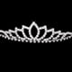 thumbnail image 3 of Mujeres Boda Rhinestone Cabeza Joyería Corona Princesa Diadema Regalos 4pcs 4 piezas Zulema Sombreros de princesa, 3 of 5