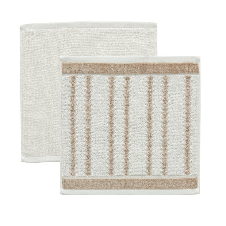 My Texas House Cotton Textured Kitchen Towels - White - 16 x 28 in
