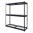 thumbnail image 1 of Hallowell DRHC603084-3A-W-ME Rivetwell, Double Rivet Boltless Shelving with Center Support 60 in. W x 30 in. D x 84 in. H 708 Midnight Ebony 3 Levels, 1 of 1
