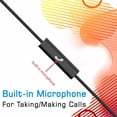 thumbnail image 4 of Maxell USB Type C Heavy Bass Earbuds, Built-in Microphone, Type C Chipset Compatible with iPhone 14, Samsung, OnePlus, Google Pixels, Motorola, Sony, Lenovo, Huawei, iPad, MacBook’s (199261), Black, 4 of 5