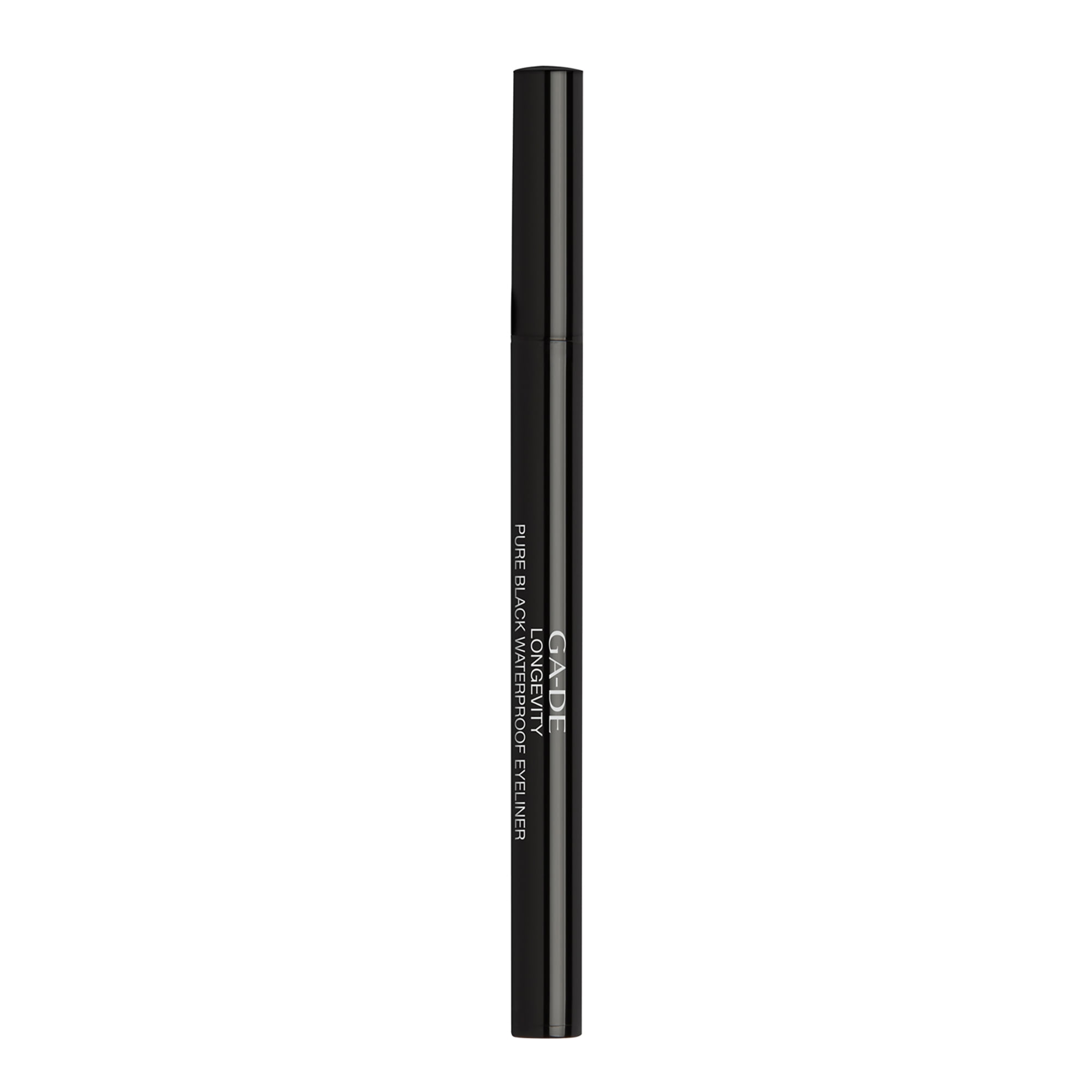GA-DE Longevity Pure Waterproof Eyeliner, Liquid Eyeliner, Black, 0.01 oz