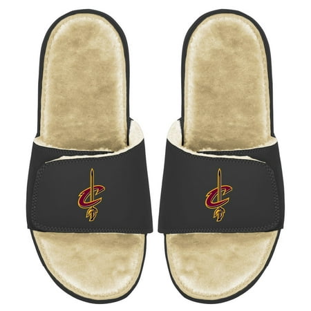 

Men s ISlide Black/Tan Cleveland Cavaliers Faux Fur Slide Sandals