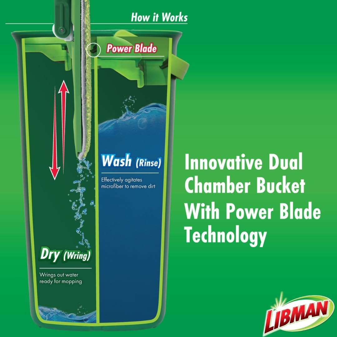 Libman Rinse 'n Wring Microfiber Mop System photo 4