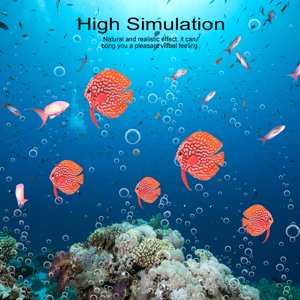 Fish Tank Decoration,Fish Tank Ornament Aquarium Simulation Fish Artificial Fish User-Friendly Design