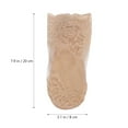 thumbnail image 2 of TEHAUX 2Par Calcetas De Encaje Para Mujer Sofisticado Color Beige Ideal Para Combinar, 2 of 7