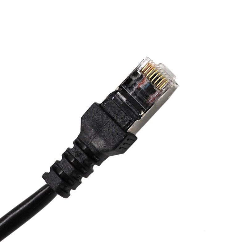 RJ45 Ethernet Cable Adapter Splitter 1Male To 3Female Port LAN Network Plug US.