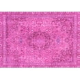 thumbnail image 1 of Ahgly Company Indoor Rectangle Abstract Pink Modern Area Rugs, 2' x 4', 1 of 4