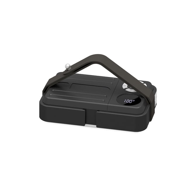 Luces de trabajo de camping LED al aire libre LED portátil Ajustable Tienda de Tienda Dimmable Lámpara de emergencia Reparación de barbacoa Lighting Antorcha Caza Negro Sweethay OD011024-02B