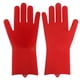 thumbnail image 1 of Guantes para lavar platos, Guantes de silicona para limpieza, manoplas, fregadora, cocina, baño 1 par Advancent JJ19845-01, 1 of 7