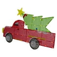 thumbnail image 5 of Northlight 36" LED Lighted Red Truck with Christmas Tree Outdoor Decoration, 5 of 7