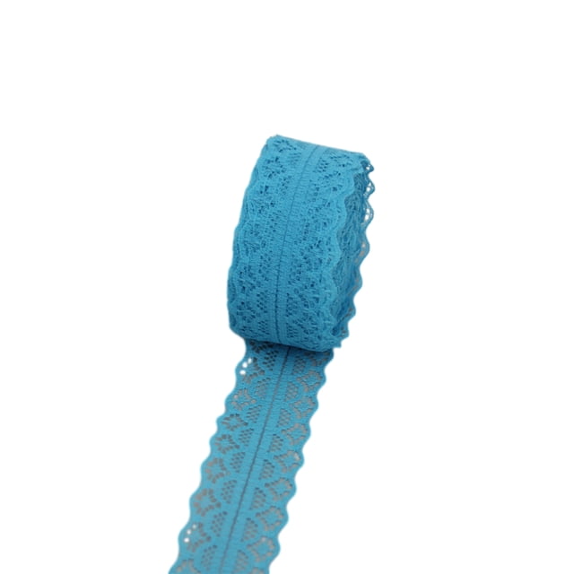 Cinta de Tela Wosthever para manualidades con patrones multifuncionales y hermosos color azul
