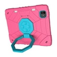 thumbnail image 2 of for iPad Pro 11 2024 Heavy Duty Case, with Kickstand & Pencil Holder Shockproof Protective 2 In 1 Cover for iPad Pro 11 2024 Kids Friendly Silicone PC Rugged, Roseblue, 2 of 5