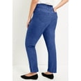 thumbnail image 2 of June + Vie Women's Plus Size Curvie Fit Straight-Leg Jeans, 2 of 5