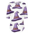 thumbnail image 7 of MVRLSH Womens Tops Blouse Casual Halloween Graphic Printed Round Neck Three Quarter Sleeve Basic Loose Fit Blouses Multicolor - L, 7 of 7