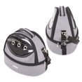 thumbnail image 2 of SUSSEXHOME Pets Small Pet Carrier for Small Dogs and Cats - Waterproof Pet Travel Bag with Clear Window - Adjustable Strap Pet Carrier for Cat Travel Bag - 15.7 x 17.3 x 11.8 Inch - Gray, 2 of 8