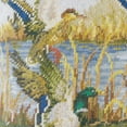 thumbnail image 3 of Ducks In Flight Needlepoint Throw Pillow, 3 of 4
