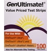 GenUltimate!® 100 Count Blood Glucose Test Strips: Accurate Blood Glucose Test Strips For Use With OneTouch Ultra, Ultra2, and UltraMini Meters.