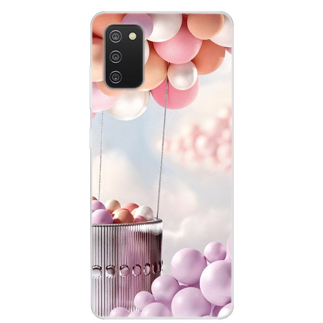 Funda de silicona con estampado para Samsung Galaxy A02S, carcasa trasera transparente de TPU suave para teléfono Samsung A02S de 6,5 pulgadas A 02S A03S qiuyongming unisex