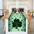 thumbnail image 2 of Panxico Decorative Table Banner Home Decor Saint Day Tablecloth Atmosphere Tea Table Tablecloth Border Irish Holiday Dinner Decorative Flag A, 2 of 5
