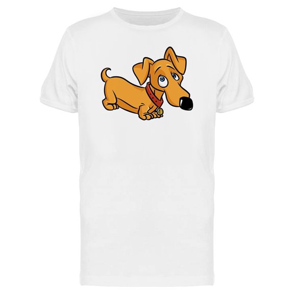 Cartoon Dachshund Sad Tee Men's -Image by Shutterstock