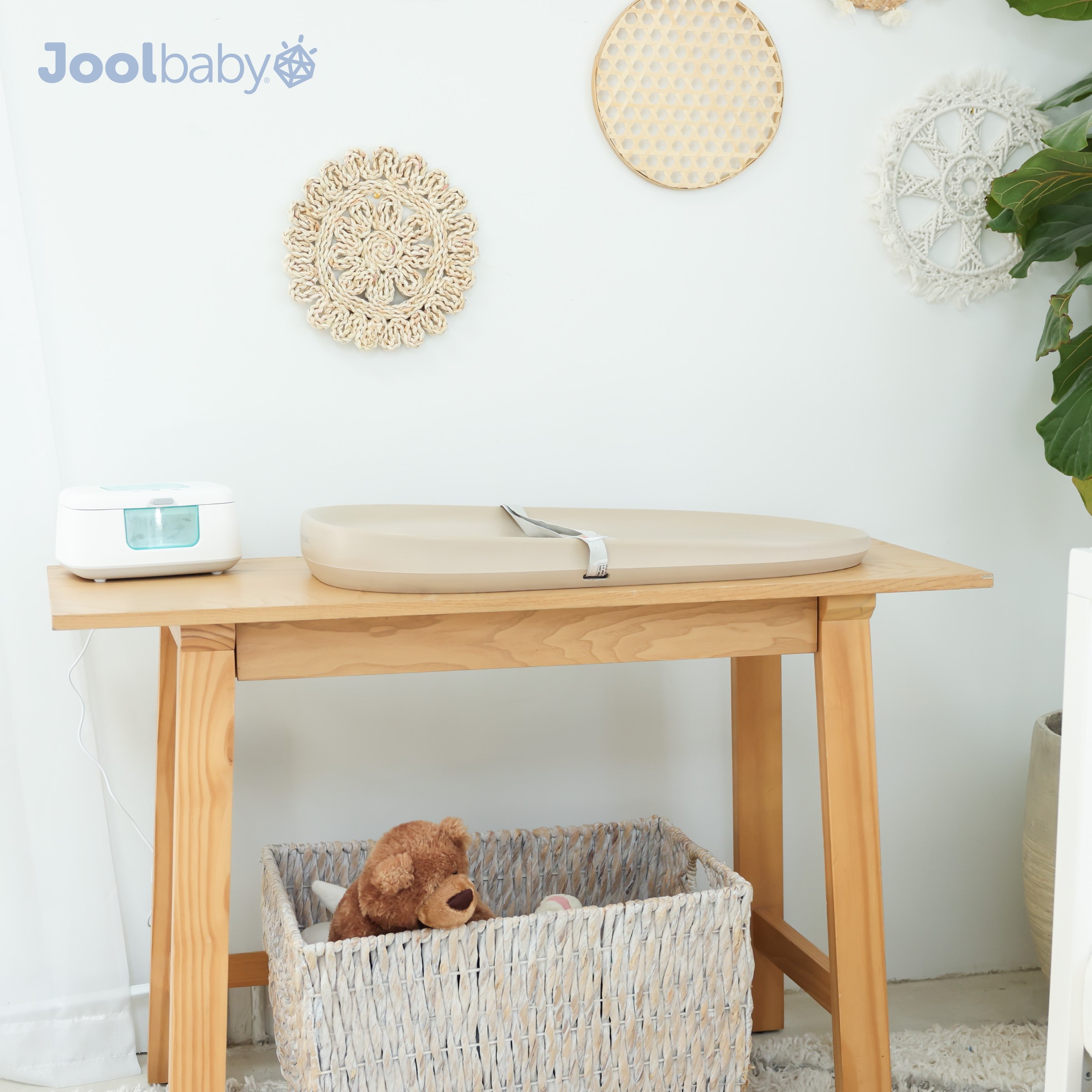 Jool Baby Portable Waterproof Changing Pad, Oatmeal photo 6