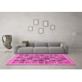 thumbnail image 3 of Ahgly Company Indoor Rectangle Abstract Pink Modern Area Rugs, 2' x 5', 3 of 4