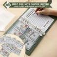 thumbnail image 5 of 100 Envelopes Money Saving Challenge Money Saving Binder 100 Envelope Challenge Binder Savings Binder Envelope A5 Savings Challenge Book (A5full green), 5 of 12