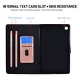thumbnail image 3 of Lenovo Tab M10 FHD Plus 10.3" Case, Dteck Multi-angle Viewing Stand Glitter PU Leather Folio Case With Built-in Card Slots / Auto Wake Sleep, Rosegold, 3 of 5