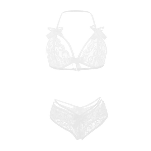 RKSTN Womens Sexy Lingerie Set Sexy Lace Lingerie Set Strappy Bra