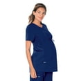 thumbnail image 1 of Landau ProFlex Haut de Sarrau de Maternité pour Femmes, Coupe Moderne, Col Montant Croisé, 3 Poches, 1 of 1
