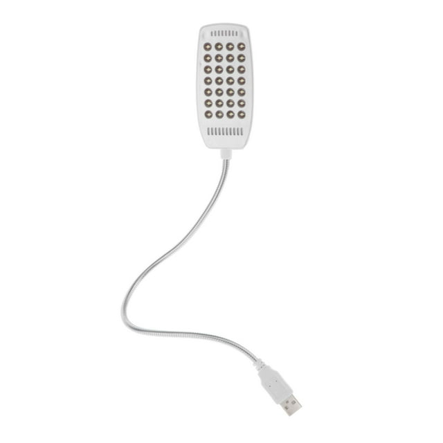 28 LED de lámpara de lectura de portátil de lámpara de lectura con Cable USB para la lectura en para niños de Bookworms Longitud del cable USB: 27 cm