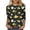 Multicolor Plus Size Blouse for Women_i, variant on CYMMPU Bee Graphic 3/4 Sleeve Loose Fit Summer Trendy Shirts Blouses for Women Dressy Casual Round Neck Spring Tunic Tops Lightweight Basic Tees Multicolor L